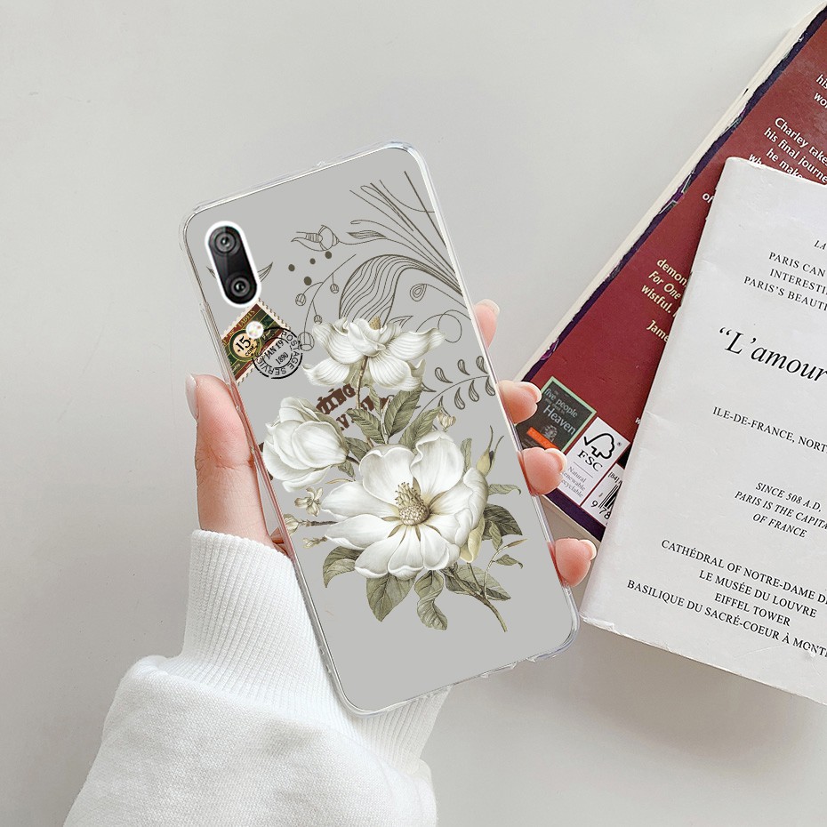 Ốp điện thoại TPU dẻo in hoa thời trang cho Huawei Y7 Pro 2019 DUB-LX2