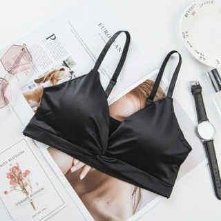 Bra Lụa Phi Bóng Thắt Nơ Dễ Thương mã 265