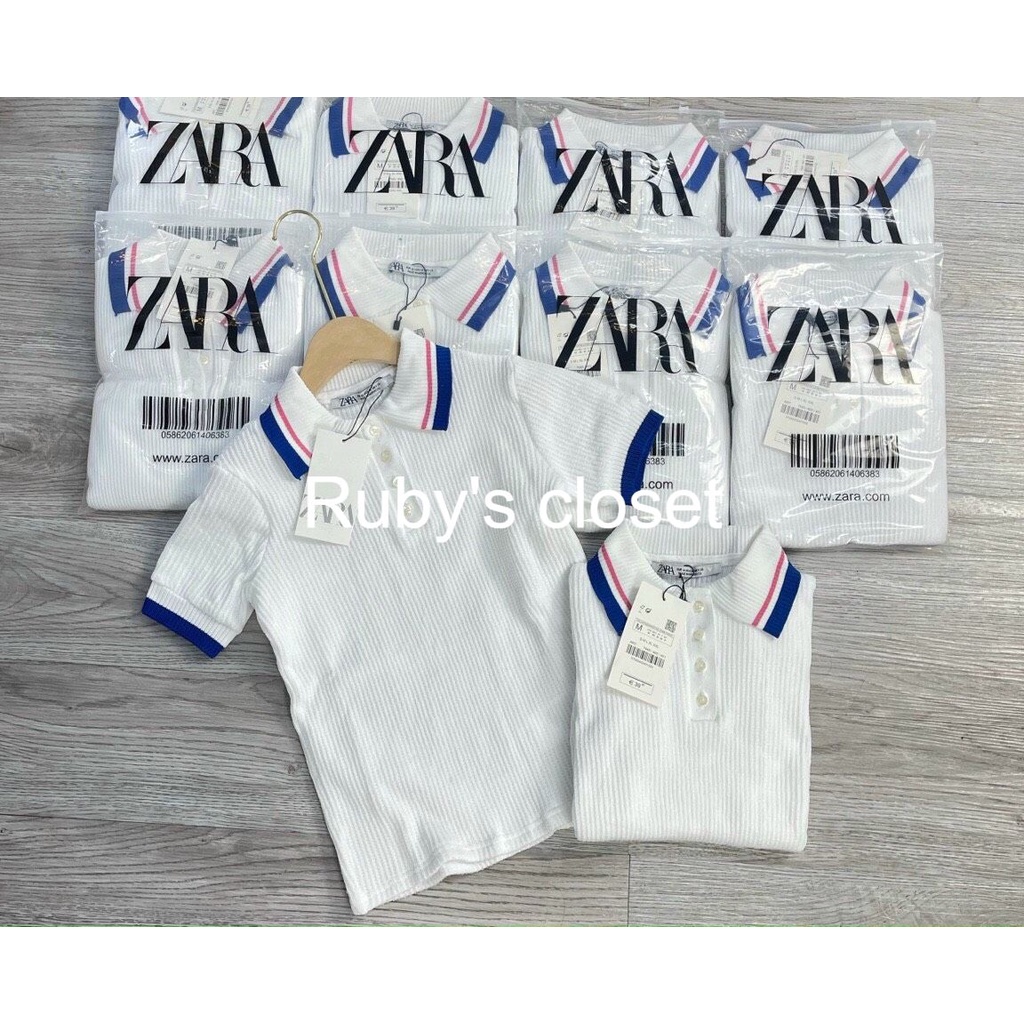 Áo polo nữ, Áo phông nữ có cổ ZR vải thun tăm cực đẹp
