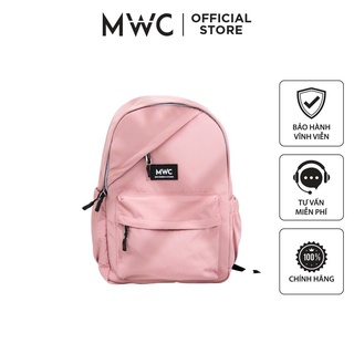 Balô Vải Thời Trang MWC Thiết Kế Phong Cách Cá Tính Phối Được Với Mọi Style Màu Đen Hồng Xanh Lá BALO- 1093
