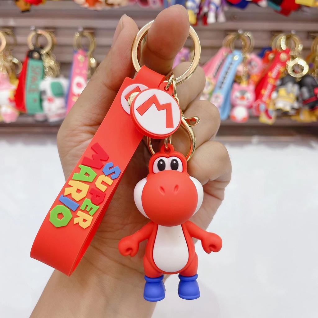Móc Khóa Hình Yoshi 3D 6cm Dễ Thương