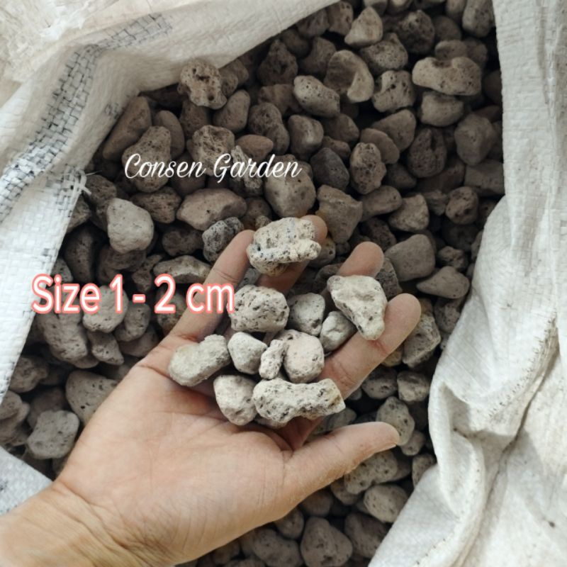 Đá Pumice Indo Size 3-6/ 5-8mm/1-2cm