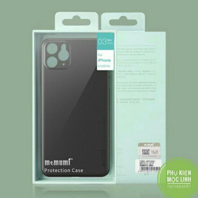 ỐP LƯNG IPHONE 15 pro max , 14 pro max , 13 pro max ,12 pro max, 11 PRO MAX / IPHONE 11 PRO MEMUMI MỎNG LỤA CHÍNH HÃNG