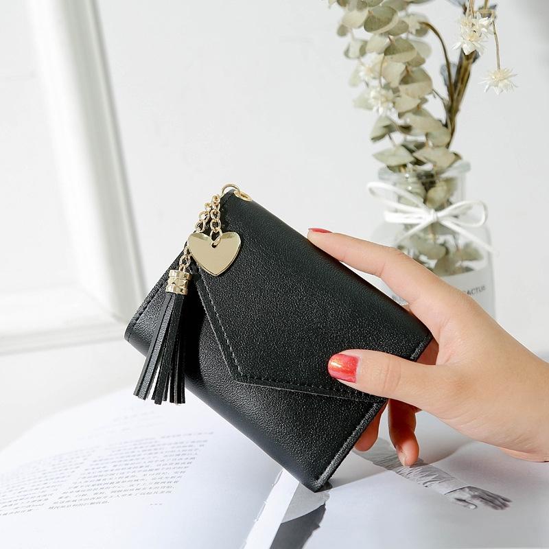 Ví nữ cute đẹp nhỏ gọn cầm tay cao cấp nhiều ngăn giá rẻ bỏ túi da PU OLUKA STORE VN045