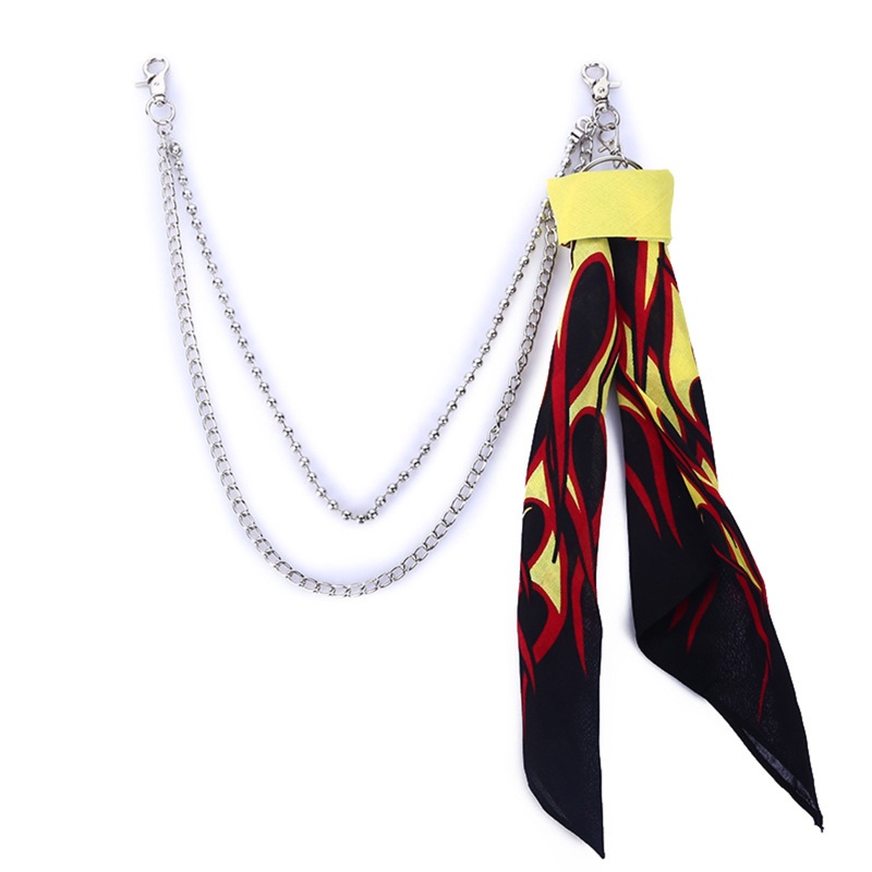 Ví Đựng Tiền Xu Phối Dây Xích Phong Cách Punk Hip Hop Cá Tính