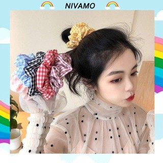 Cột Tóc Vải Scrunchies 6 Màu Cơ Bản SC01
