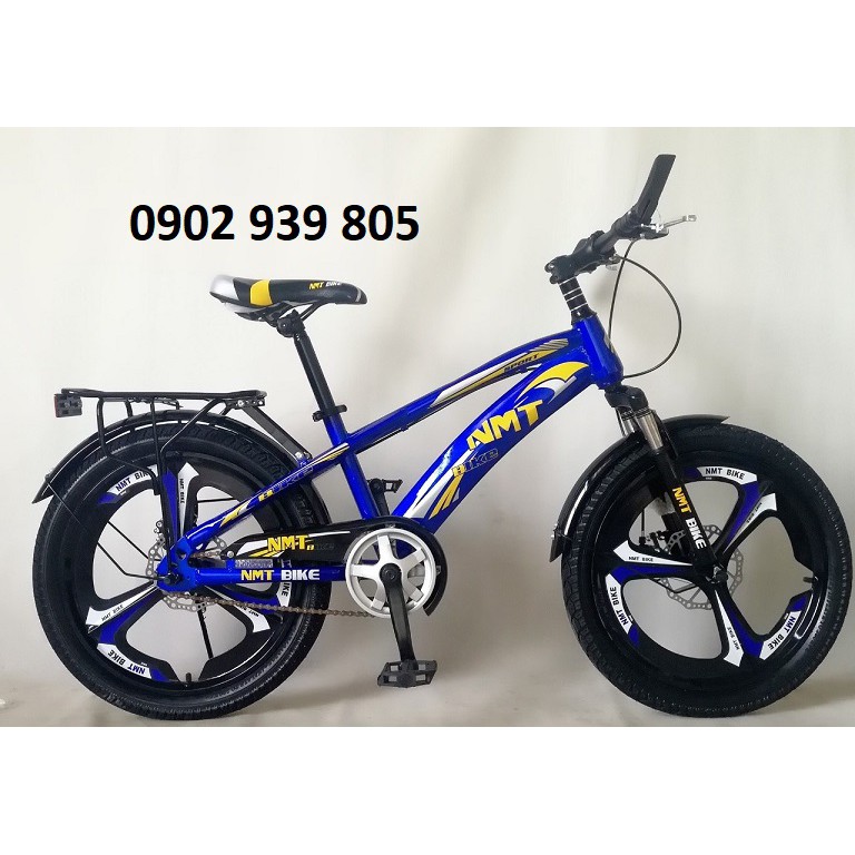XE ĐẠP MÀU DƯƠNG BÁNH MÂM 20 INCH THẮNG DĨA PHUỘC NHÚNG