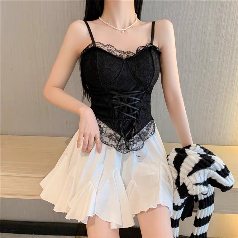 ÁO lót nữ LENABRA,BR66- bra corset tiểu thư, bra dây rút công chúa
