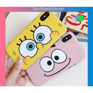 Ốp lưng iphone SpongeBob 6 6plus 6s 6s plus 7 7plus 8 8plus x xr xs xs max 11 11 pro 11 promax - a198