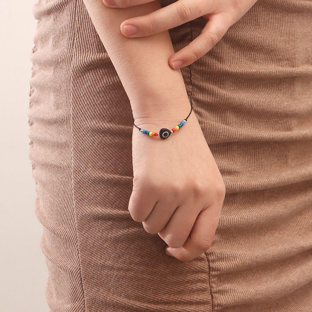 Vòng Tay Chuỗi Hạt Nhiều Màu Tùy Chỉnh Phong Cách Bohemia Thời Trang