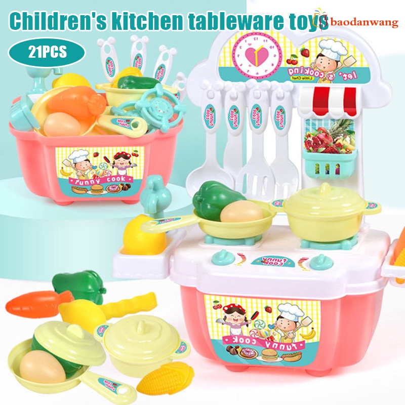 Bộ 21 món đồ chơi nấu ăn cho bé