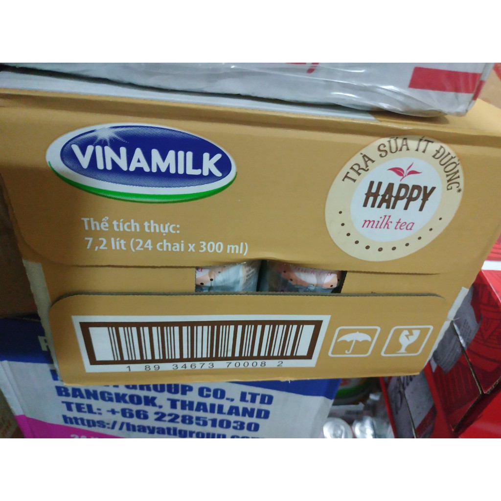 Trà sữa ít đường Vinamilk Happy