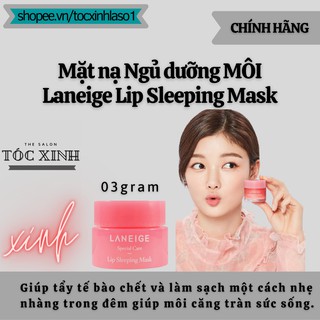 Mặt nạ ngủ dưỡng môi Laneige Lip Sleeping Mask MINISIZE 3gram dành cho các chị em chăm sóc môi xinh