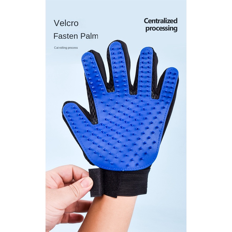 Găng Tay Cao Su Cuộn 80 Cây Dùng Mát Xa Khi Tắm Cho Mèo