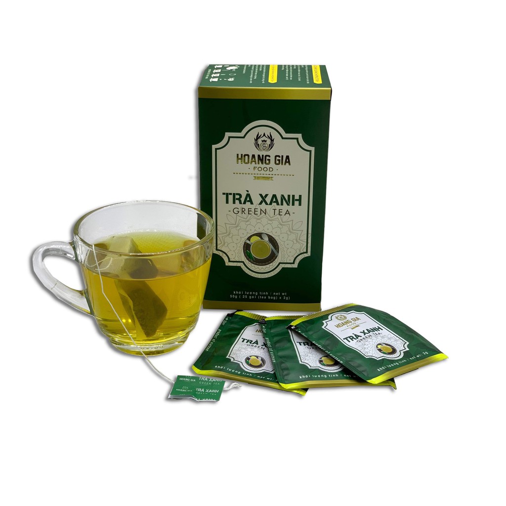 THANH LÝ Trà Xanh Túi Lọc (Hộp 25 gói x 2gram) | BigBuy360 - bigbuy360.vn
