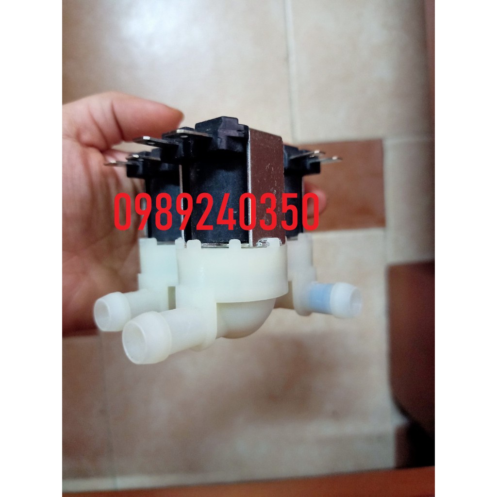 Van cấp nước 3 máy giặt Samsung, LG cửa trước, lồng ngang chính hãng