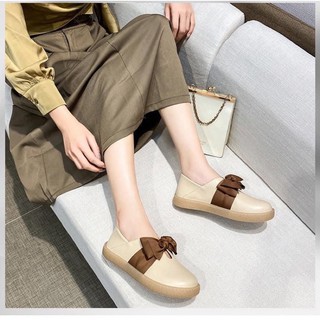 ( Order) Slipon nơ lụa bigsize 40-43