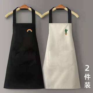 Tạp dề không tay chống thấm nước chống bám dầu phong cách Bắc Âu