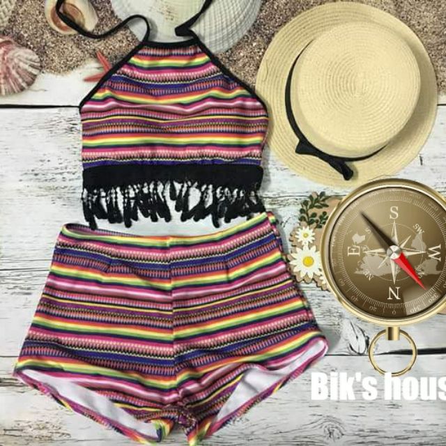 Đồ bơi - bikini cao cấp - thổ cẩm - hình thật