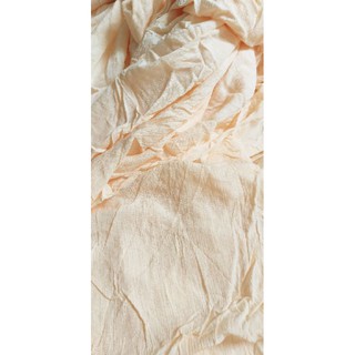 Vải đũi nhăn , màu cam lợt ,khổ 1m3