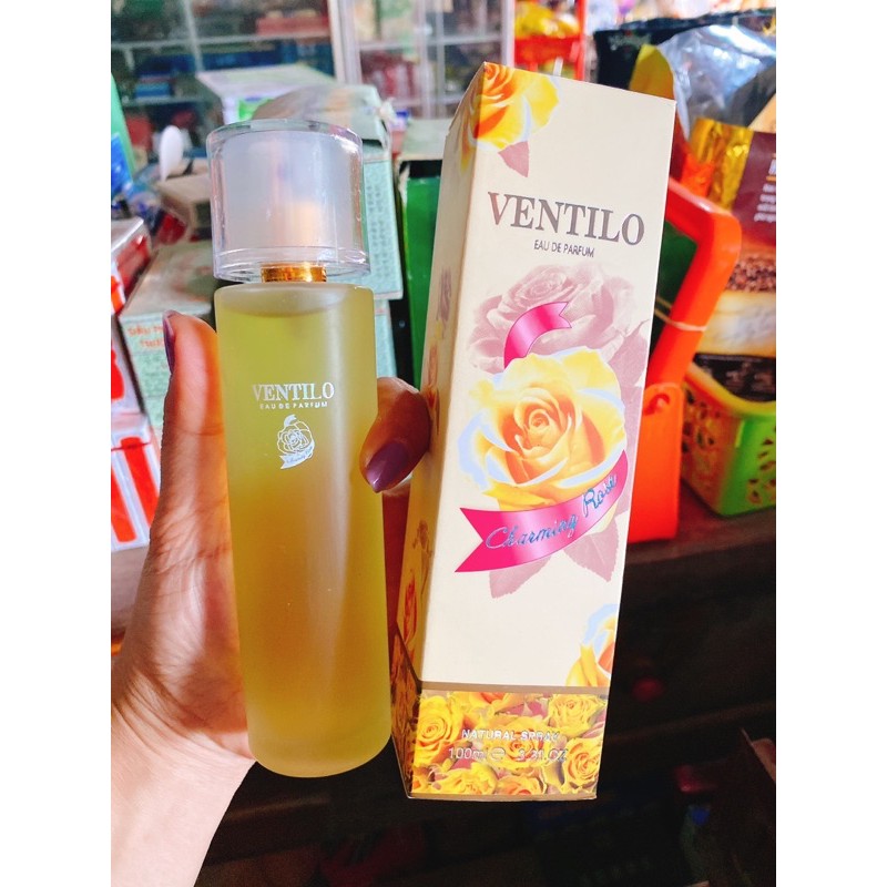 NƯỚC HOA VENTILO HOA HỒNG VÀNG 100ml