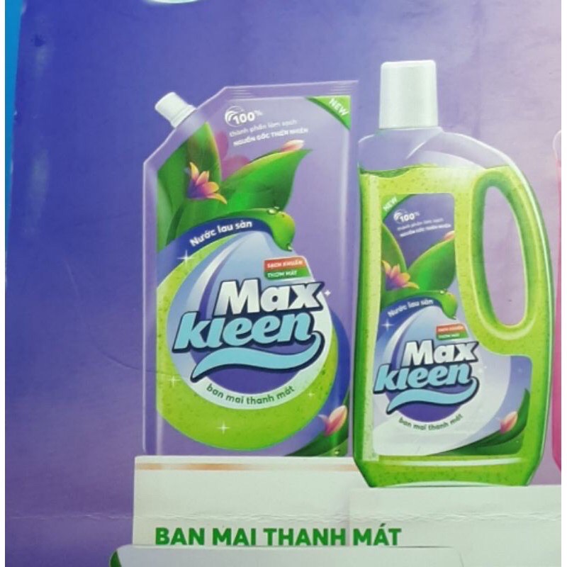 nước lau sàn maxkleen chai 1kg