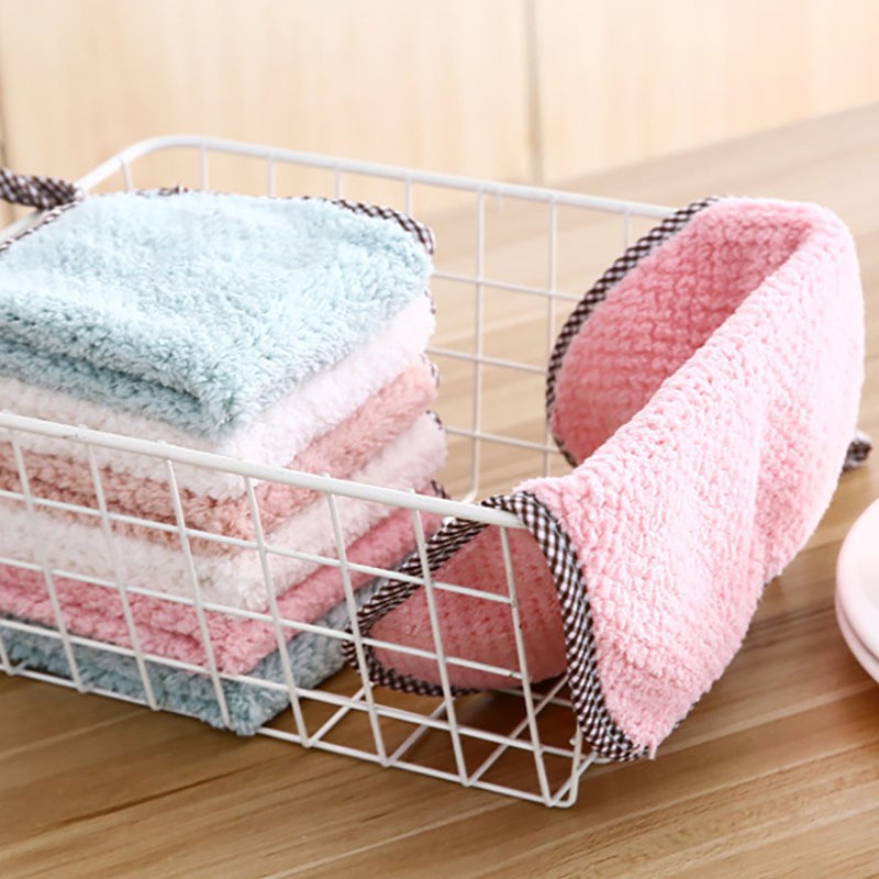 Khăn Lau Chén Đĩa Sợi Len, Khăn Lau Tay Nhà Bếp Siêu Thắm - MTDDT