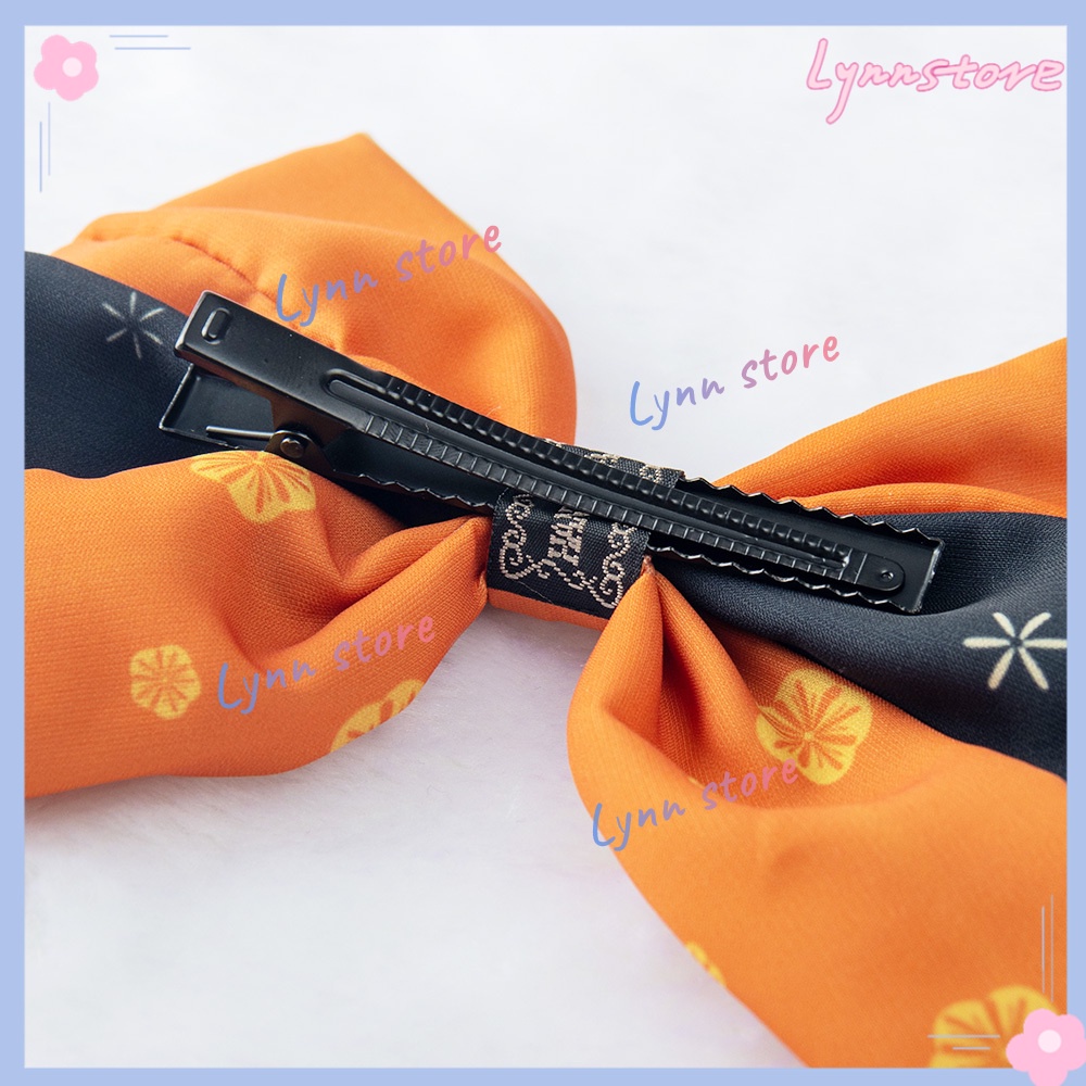 Hoạt hình Genshin Tác động Venti HuTao Lumine Aether Zhongli Raiden Shogun Bowknot Kẹp tóc Lolita Kẹp tóc Đạo cụ Cosplay Cô gái Phụ nữ Kawaii Phụ kiện tóc