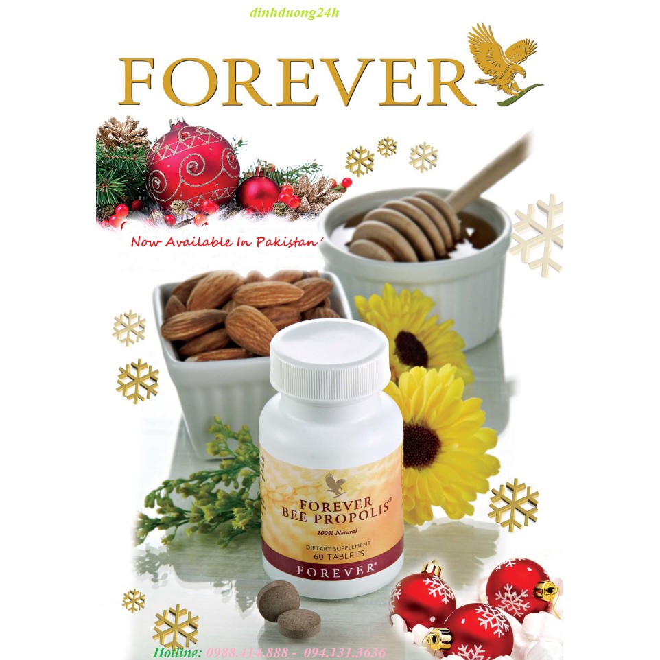 Forever Bee Propolis 027flp- Viên Sáp Ong Thiên Nhiên