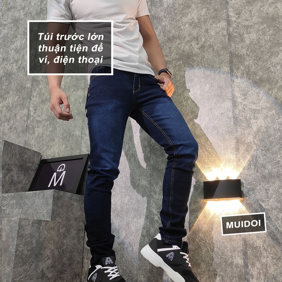 [Mã FAMALLT5 giảm 15% đơn 150K] Quần jean nam Q104 (Xanh đen) MĐ