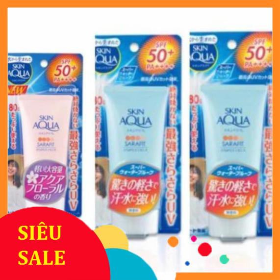 Kem Chống Nắng Skin Aqua Sarafit UV Essence SPF 50+/PA++++ 80g