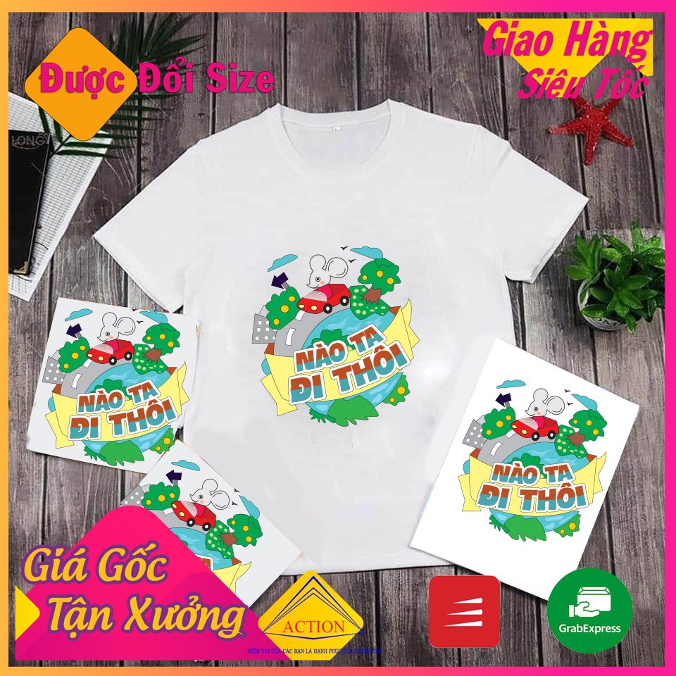 [GIÁ SỈ] Áo Thun Team Sologan – [THE ACTION] - Inbox chọn mẫu ( Quà Tặng)