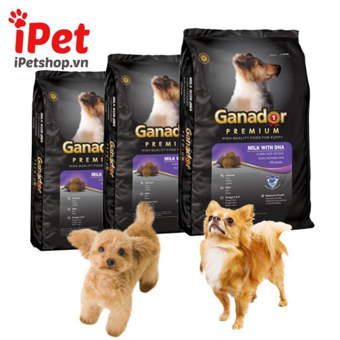 MT FKC Thức Ăn Cho Chó Con Ganador Puppy 400g Hạt Khô Vị Sữa Và DHA - iPet Shop 52 MT