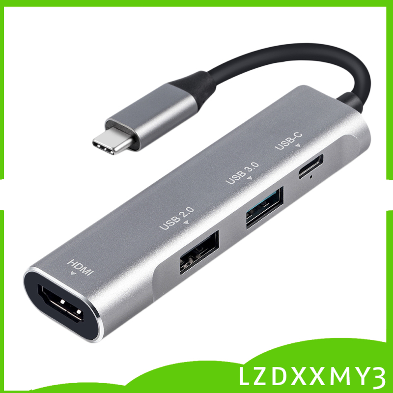 HOT Aluminum USB C Hub Type C to 4K HDMI USB 3.0 2.0 PD Port for MacBook Pro | BigBuy360 - bigbuy360.vn