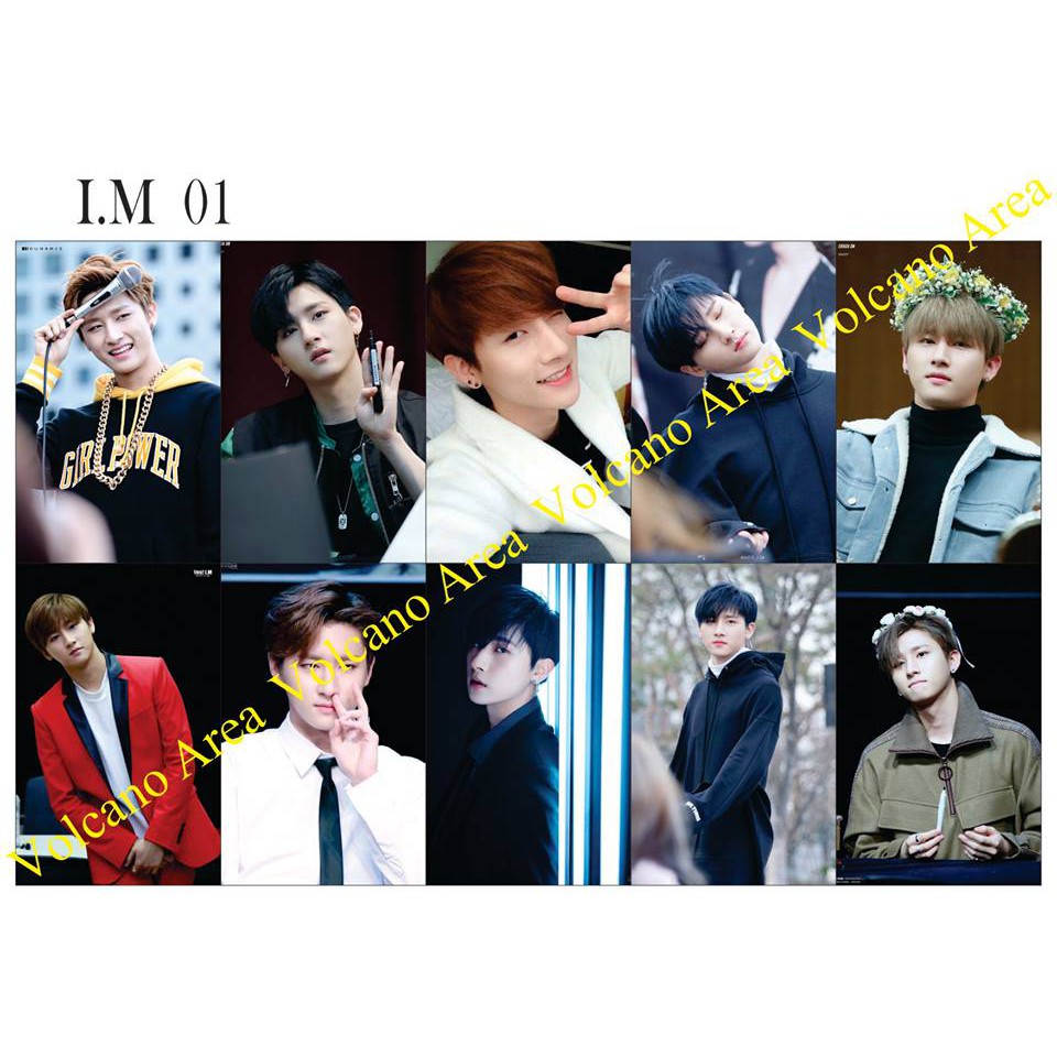 [Monsta X] Set sticker I.M (2 mẫu) - có nhiều mẫu Kpop