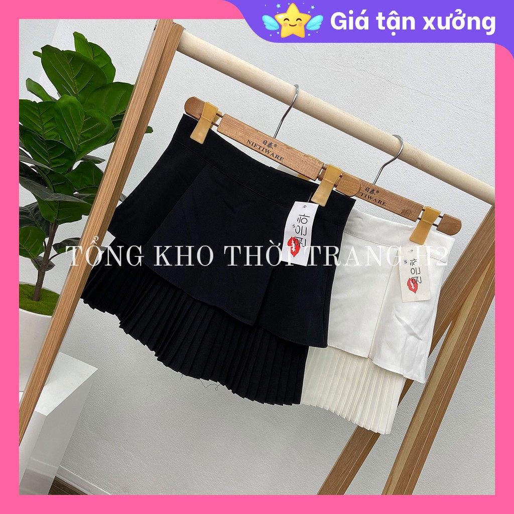 Ảnh thật 100% ✅ Chân váy xếp ly ngắn xòe sang chảnh ( xếp ly 1 tầng)
