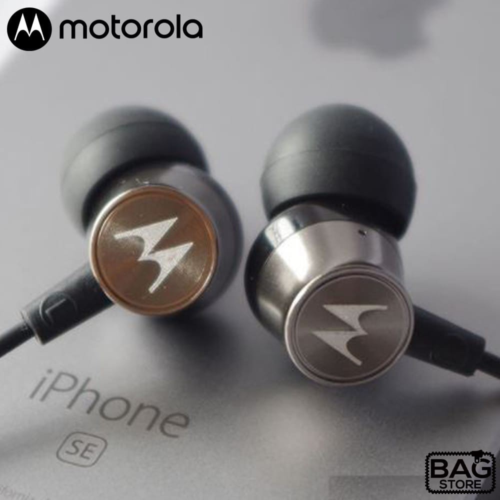 Tai nghe nhét tai giá rẻ nhỏ gọn motorola nghiên bass có micro