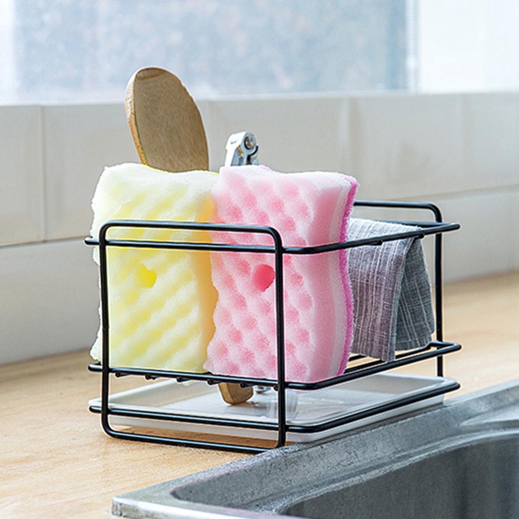Giá Đỡ Bọt Biển Rửa Chén / Xà Phòng Đa Năng Tiện Dụng Cho Nhà Bếp