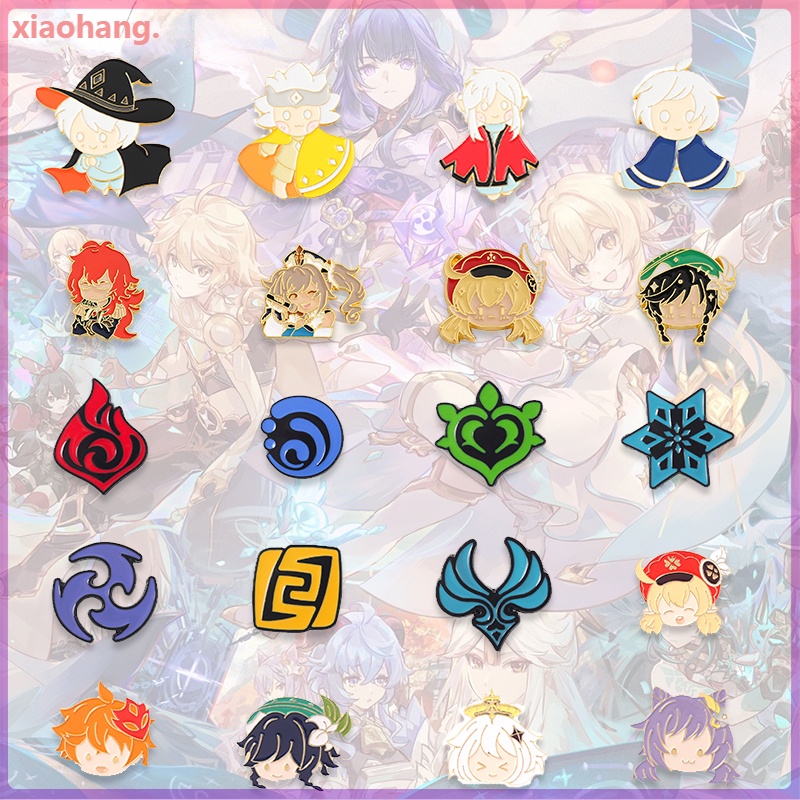 Huy Hiệu Cài Áo Hình Các Nhân Vật Trong Game Genshin Impact Sky: Kids of the Light