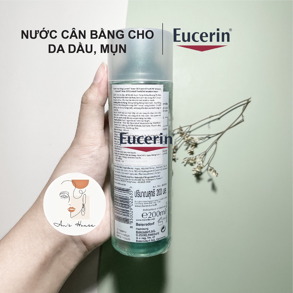 Nước Hoa Hồng EUCERIN PRO ACNE SOLUTION TONER 200ml