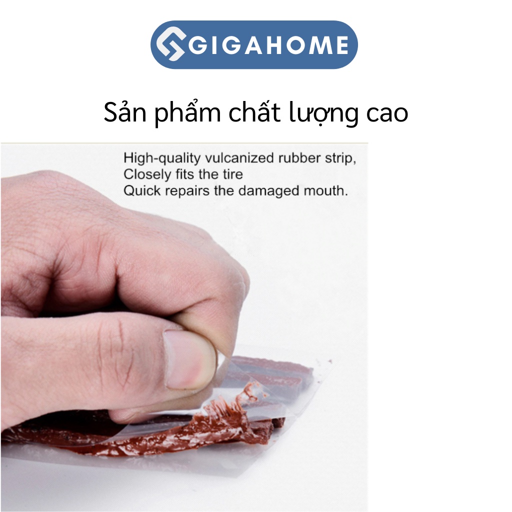 Bộ Dụng Cụ Tự Vá Lốp Xe Gas, Ô Tô Không Ruột 3 Miếng Tiện Lợi GIGAHOME 3085