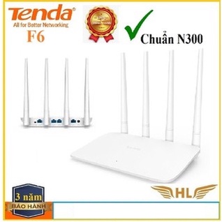 Bộ Phát Wifi Tenda F6 Chuẩn N300Mbps 4 Râu Hoặc Tenda N301 Chuẩn N300Mbps 2 Râu, Tenda F3 3 Râu N300 - Hàng Chính Hãng