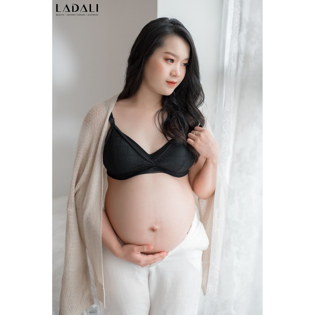 Áo Lót Bầu Sau Sinh Cho Bé Bú Mút Mỏng, Lớp Lót Kín Đáo Hàng Thiết Kế Ladali