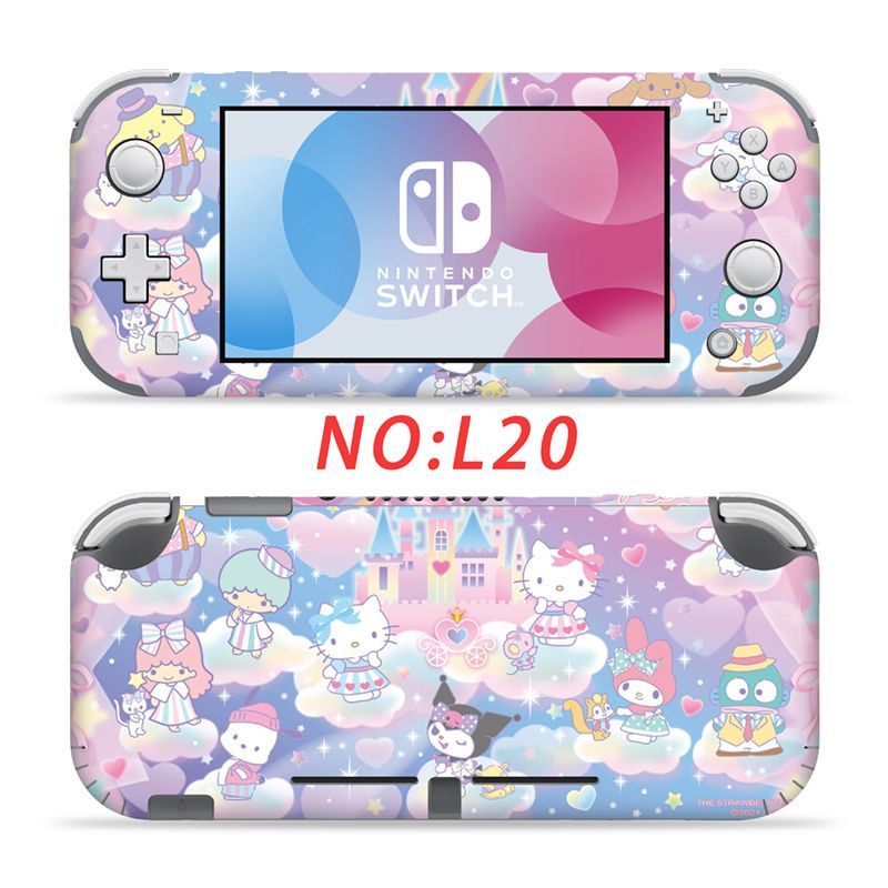 Miếng Dán Bảo Vệ Máy Chơi Game Nintendo Switch Lite Họa Tiết Hoạt Hình Dễ Thương