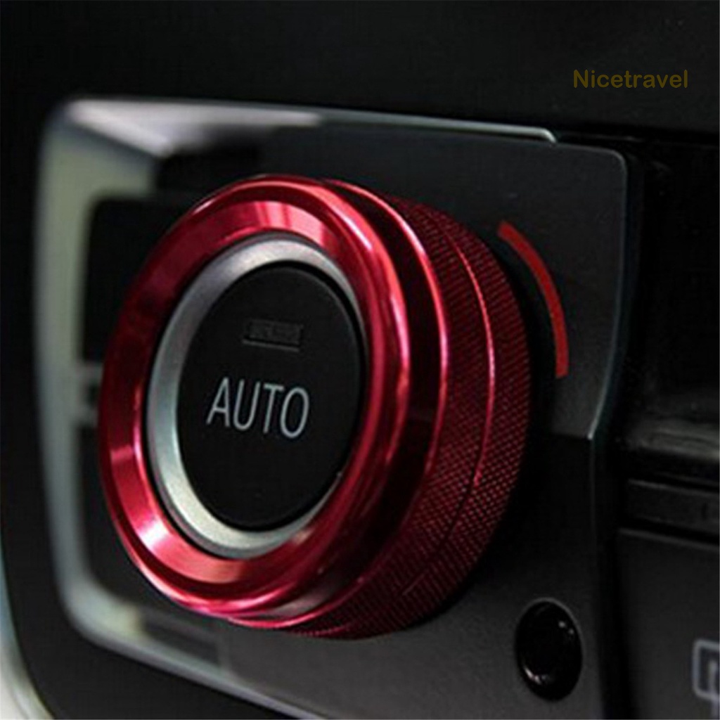 Set 3 Vòng Trang Trí Núm Điều Khiển Âm Thanh Stereo Cho Xe Hơi Bmw 1234 Series