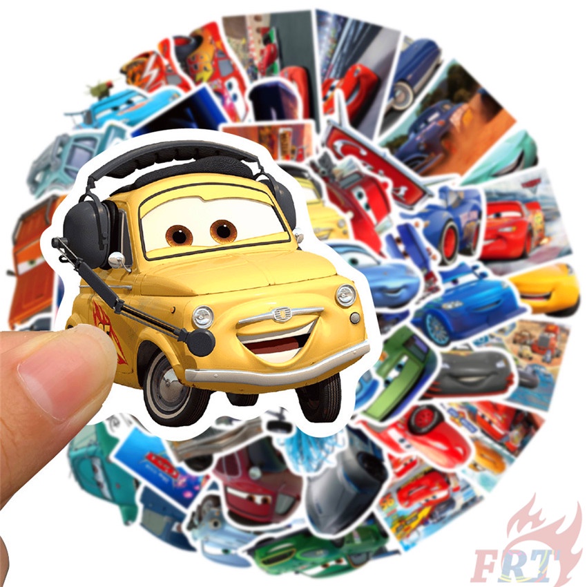 Bộ 50 Cái / Bộ ❉ Phim Hoạt Hình Xe Hơi Series 02 Nhãn Dán ❉ Sticker Hỗn Hợp Dán Laptop, Vali, Ván Trượt