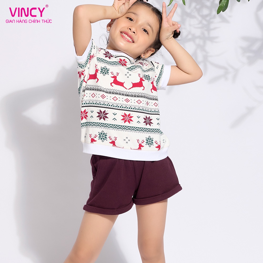 Bộ đồ shorts thun Vincy KST080W11