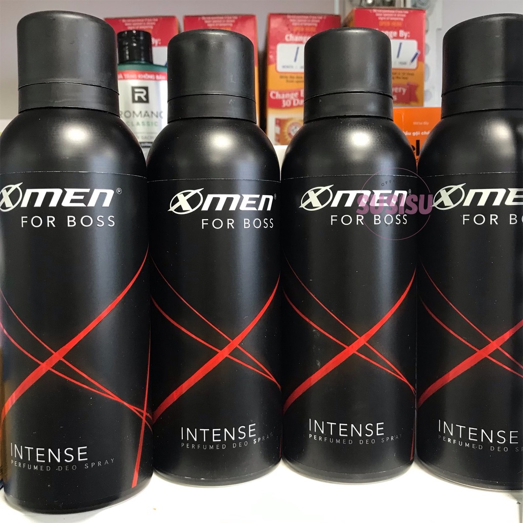 Xịt thơm body nam Xmen For Boss Intense/motion/luxury - Sịt khử mùi nam 150ml