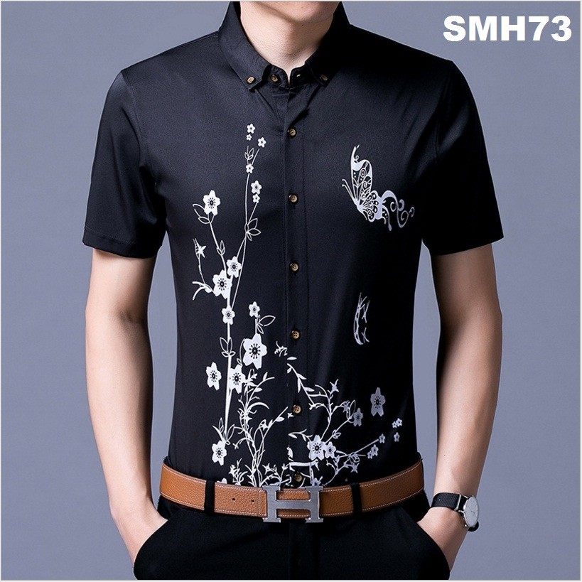 Áo sơ mi nam SMH73 ngắn tay
