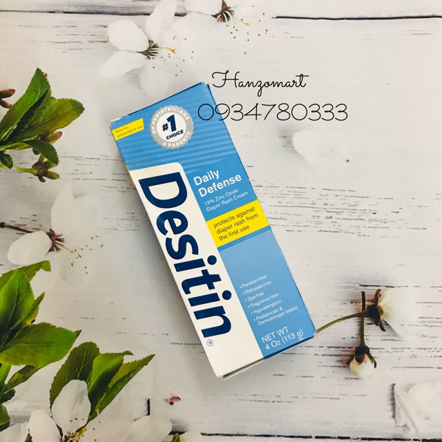 Kem trị hăm Desitin xanh 113gr